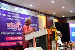 Award Ceremony of the Hackathon organized in collaboration with AKTU.