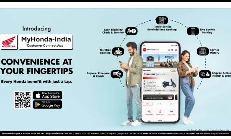 MyHonda-India mobile application